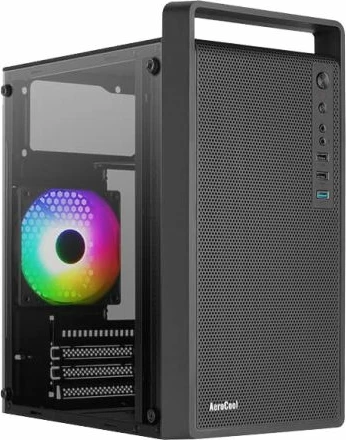 Kuti kompjuteri Aerocool PGS CS-109-G-BK-v1 FRGB, e zezë
