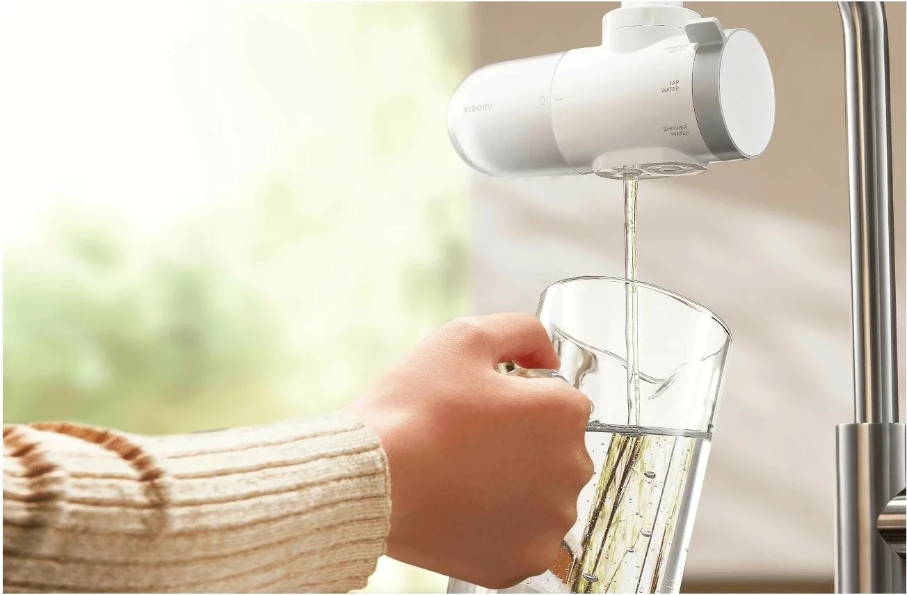 Filtru uji për rubinet Xiaomi Faucet Water Purifier, 5 hapa filtrimi, i bardhë