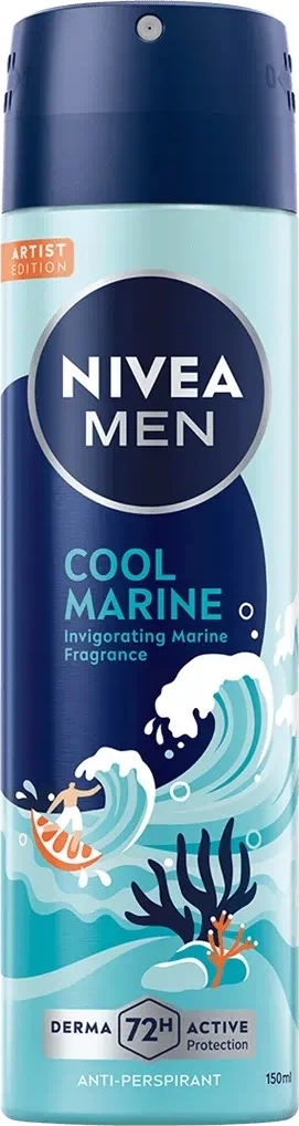 Spray antiperspirant për meshkuj Nivea Cool Marine 150ml