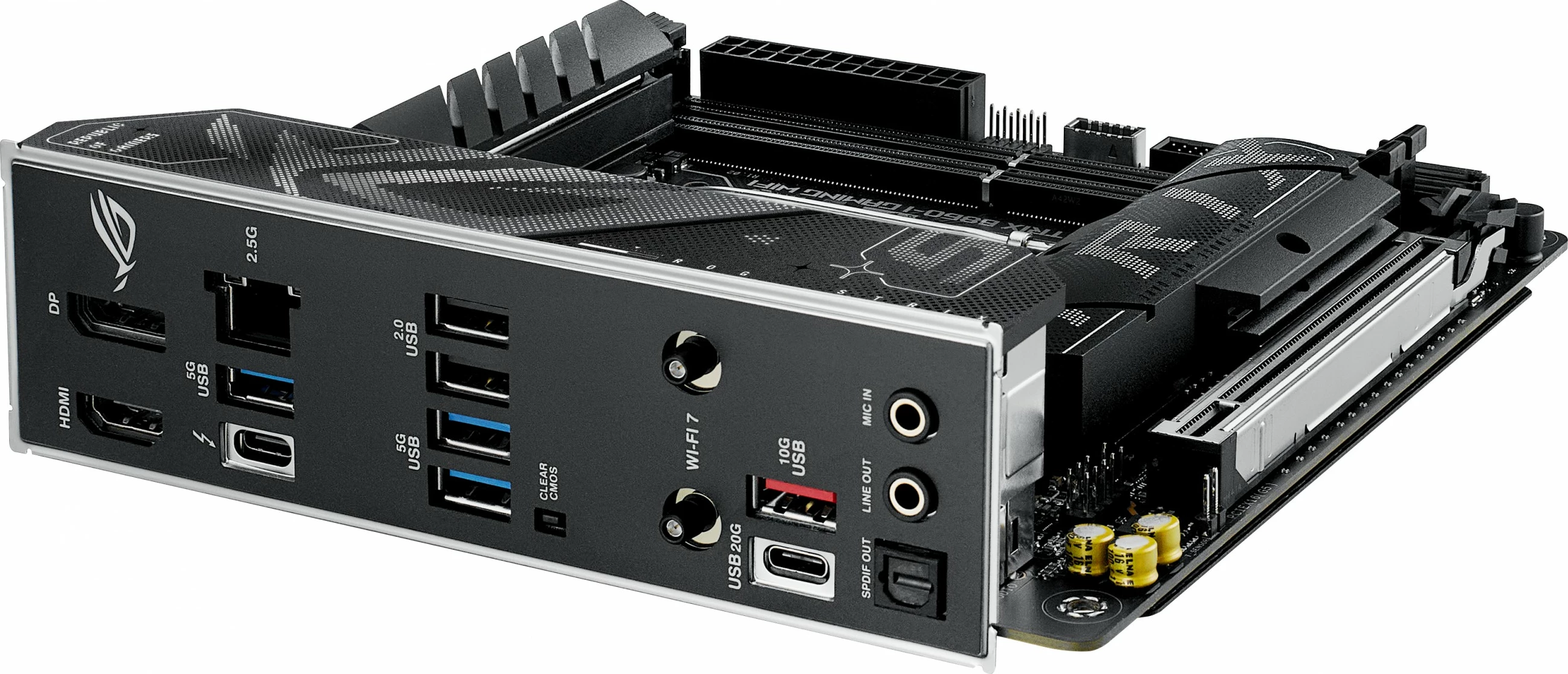 Pllakë amë ASUS ROG STRIX B860-I GAMING WIFI, LGA1851, mini ITX