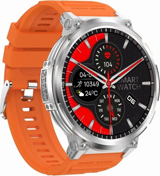 Smartwatch Gravity për meshkuj, e zezë