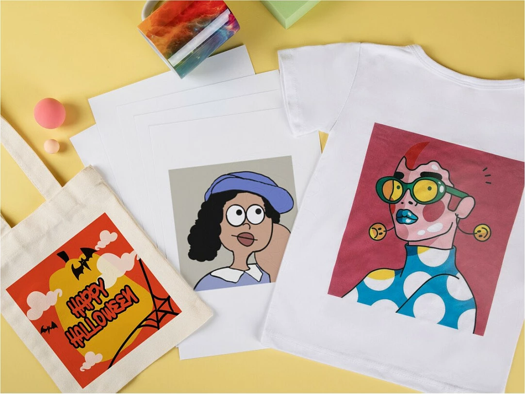 Letër transferi LOKLiK Heat Transfer Paper, për tekstile të çelëta, 8 copë