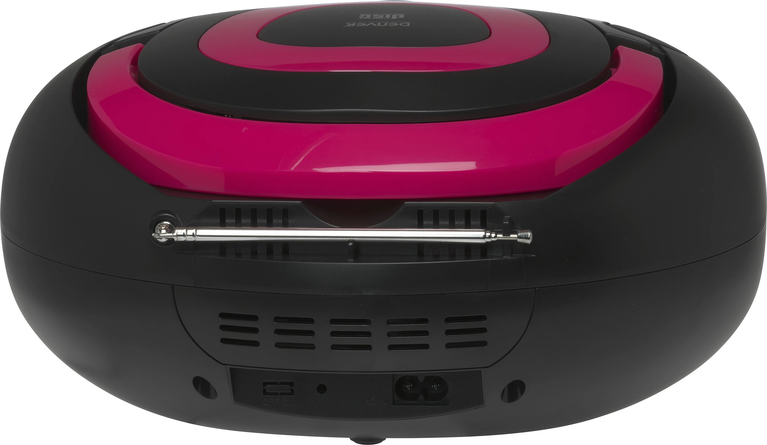 CD player portativ Denver TCL-212BT, Bluetooth, USB, FM, MP3, zi/rozë