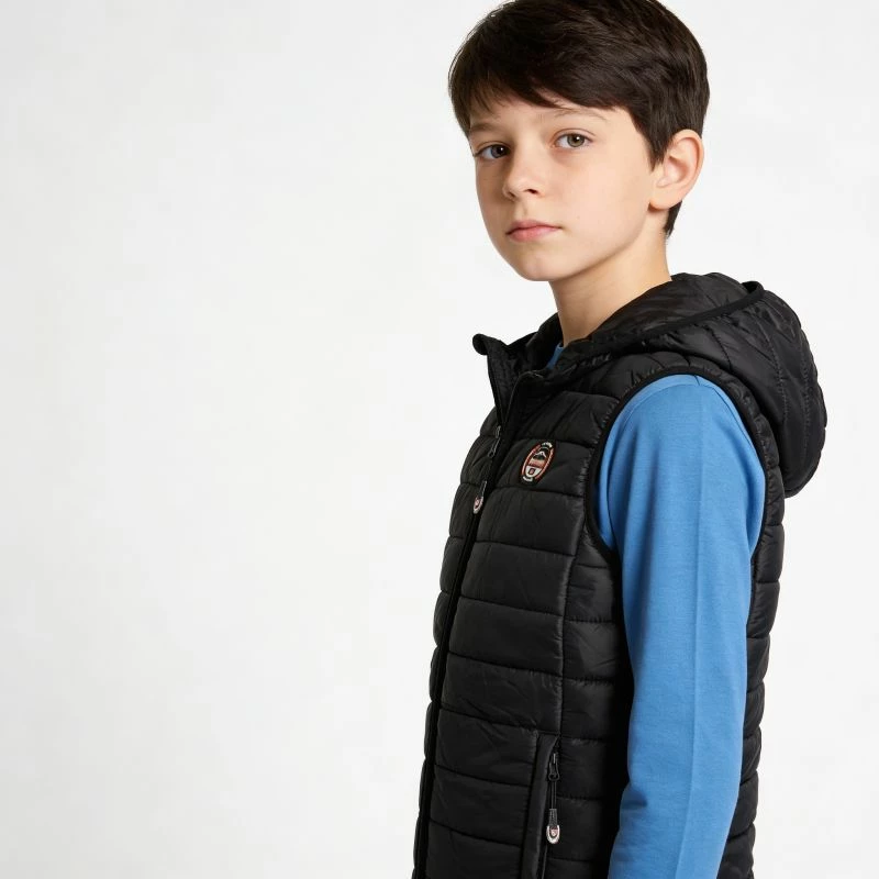 Jelek për fëmijë Geographical Norway, i zi [Madhësia: 128]