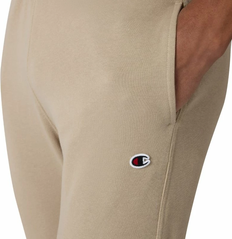 Pantallona sportive për meshkuj Champion Rib Cuff 220733 MS041, bezhë