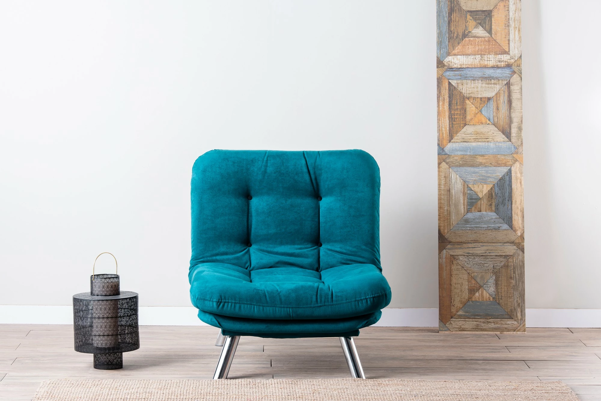 Karrige një vendëshe Atelier del Sofa, Misa Solo, ngjyrë jeshile petrol