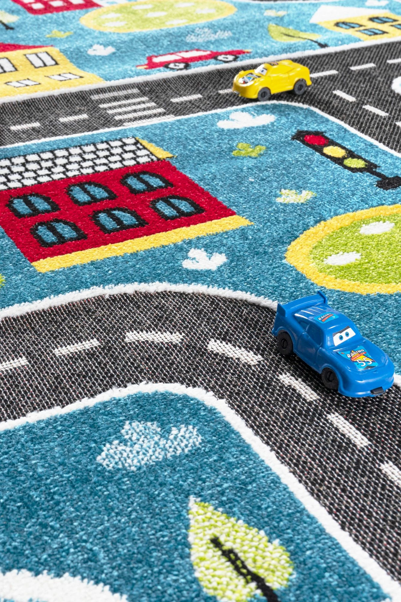 Qilim për fëmijë, ngjyrë kaltër, 200x290cm, Conceptum Hypnose