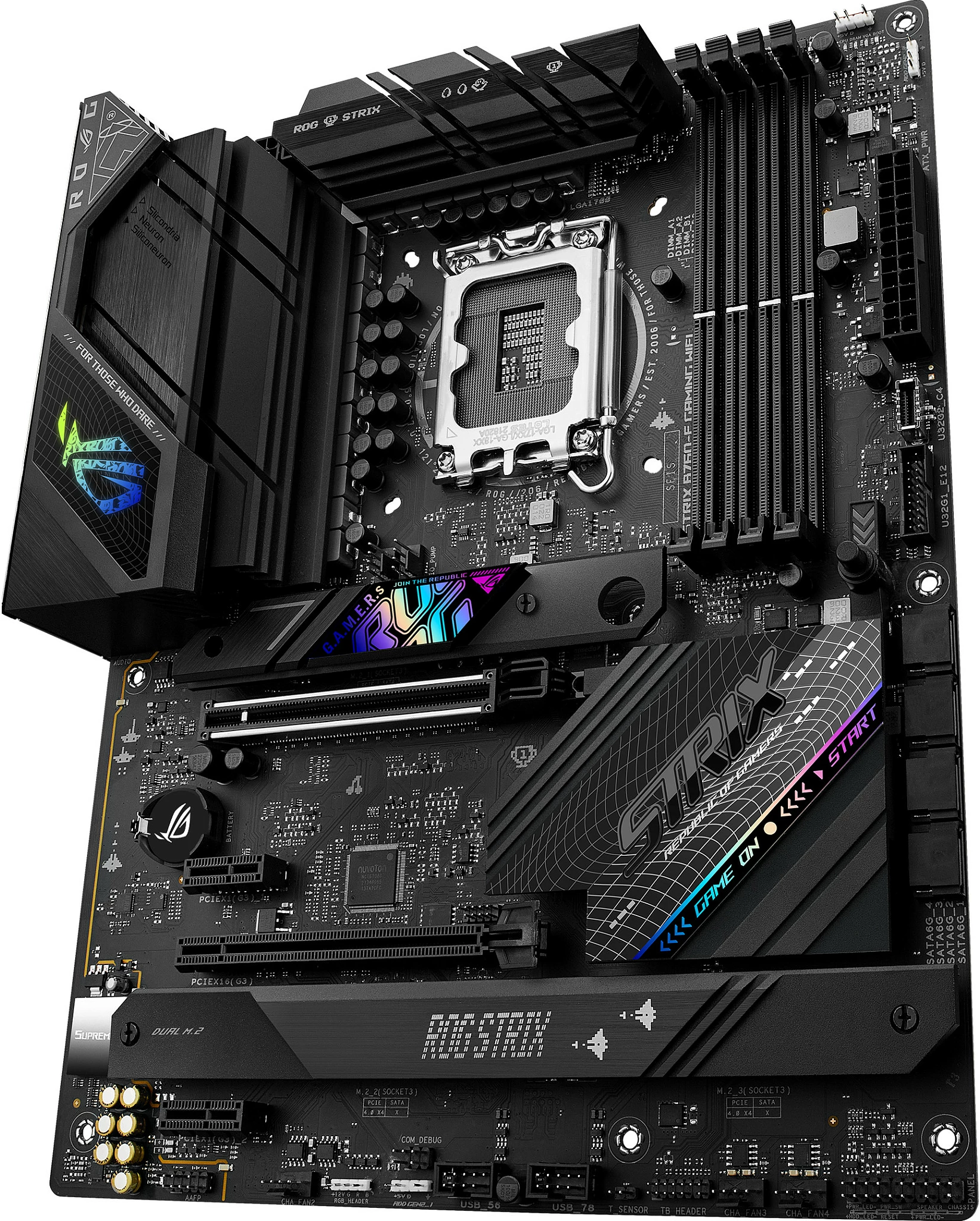 Pllakë amë ASUS ROG STRIX B760-F GAMING WIFI, Intel, LGA 1700, DDR5, e zezë