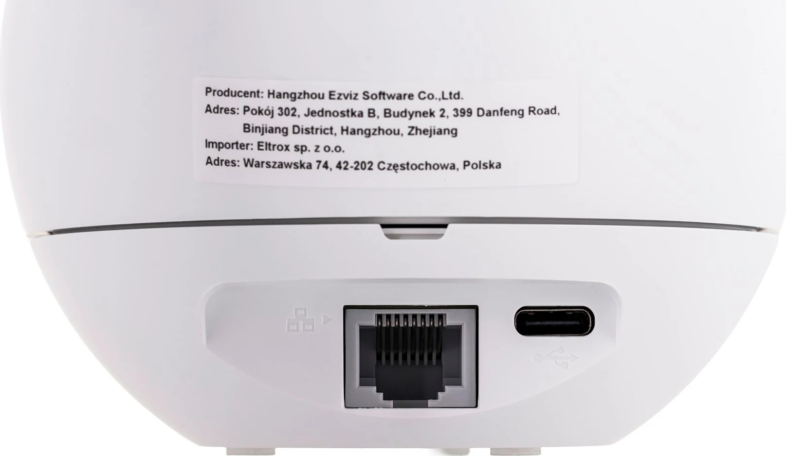 Kamerë IP Ezviz CS-H6 3K me monitor touchscreen SD7, 4mm, e bardhë