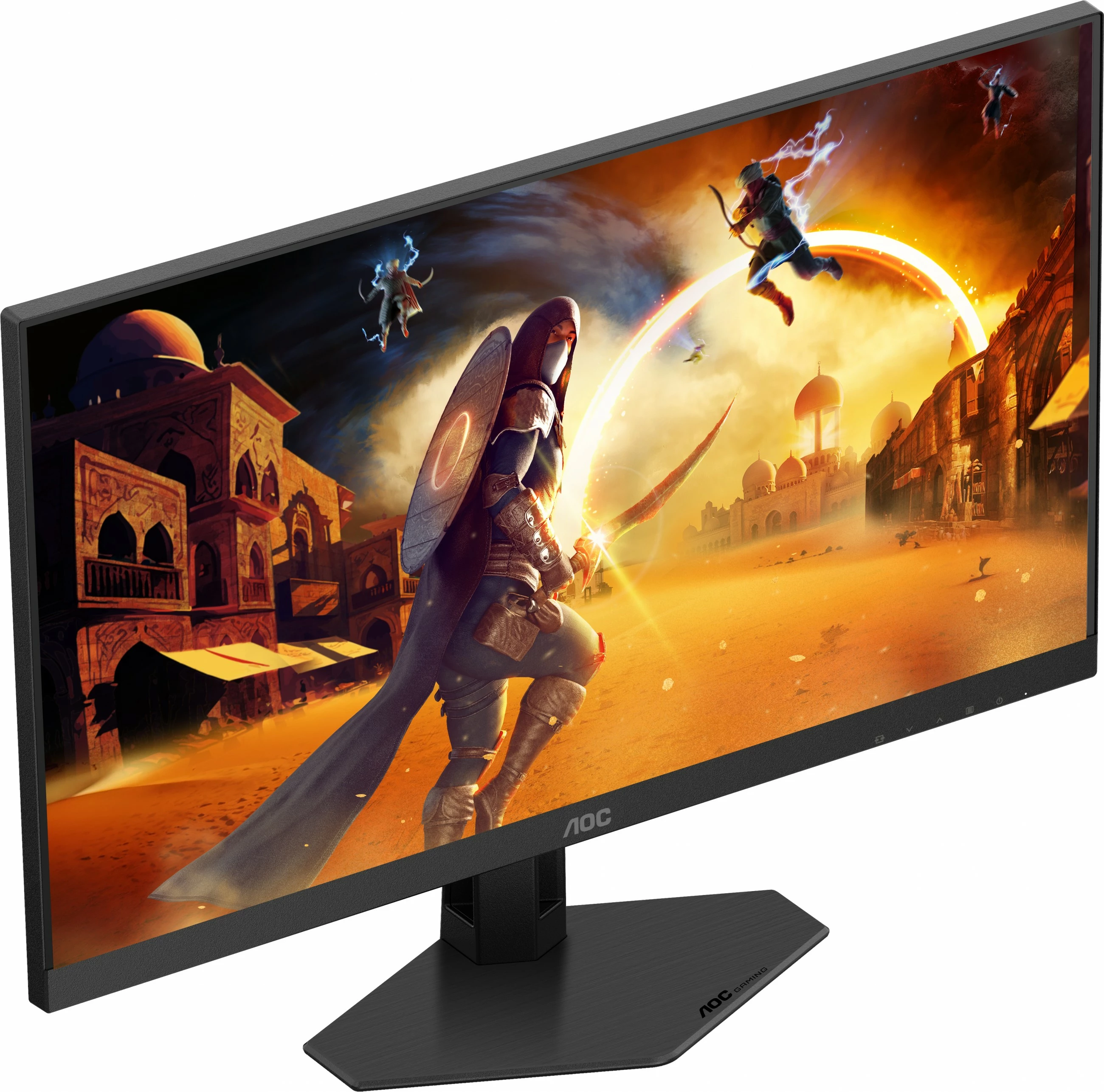 Monitor gaming AOC 27G4HRE 27 inç, Full HD, 200Hz, IPS, i zi/kuq