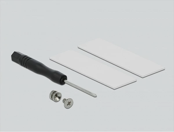 Adapter PCIe x1 në M.2 Key M DeLOCK, PCIe 4.0, NVMe, 2230/2242/2260/2280, i zi
