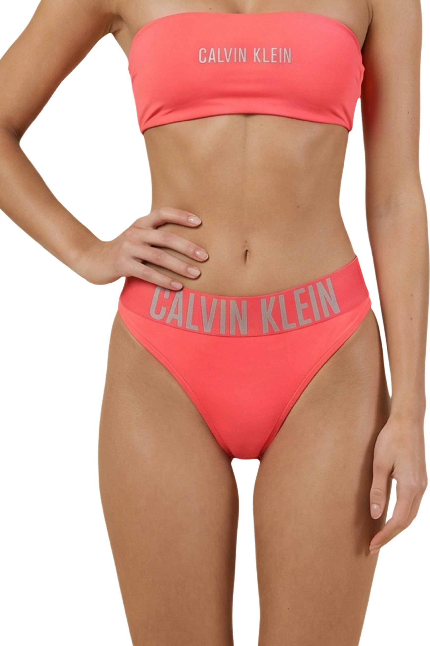 Të poshtme noti për femra Calvin Klein Jeans BRAZILIAN LV00Q61189, portokalli