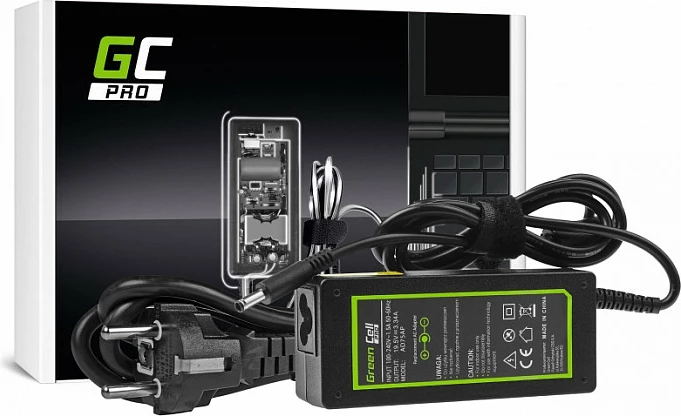 Karikues laptopi Green Cell PRO, 65W 19.5V 3.34A, për Dell Inspiron, e zezë