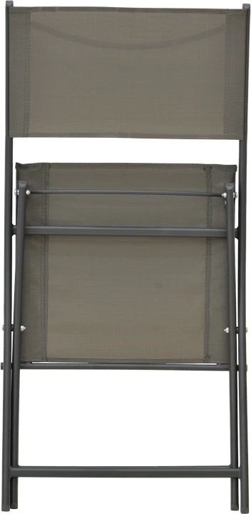 Karrige palosëse Jeve, metal-textilene, ngjyrë antracit, 46x51x81cm, set prej 4 copash