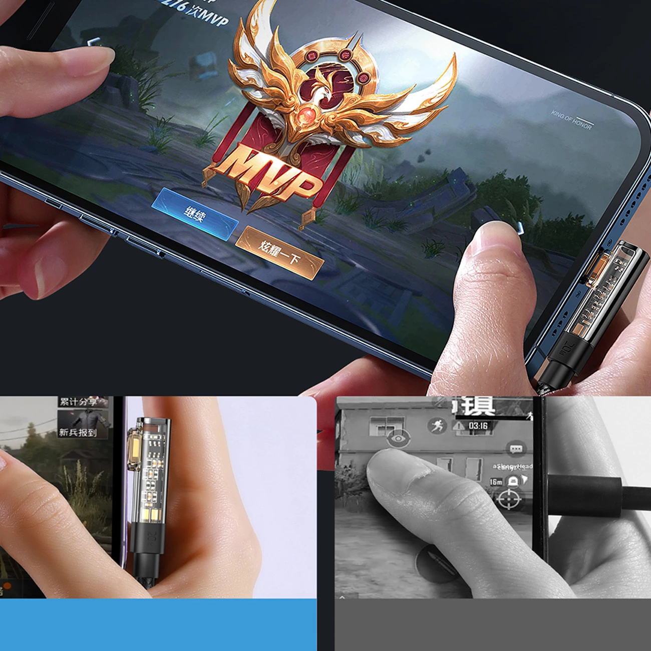 Kabllo Joyroom S-UL012A6 Lightning në USB-A, 1.2m, 2.4A, e zezë