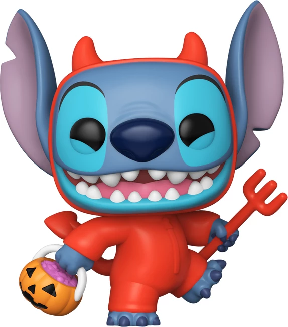 Figurinë koleksionuese Funko Pop! Disney Lilo & Stitch Stitch as Devil me mundësi Chase