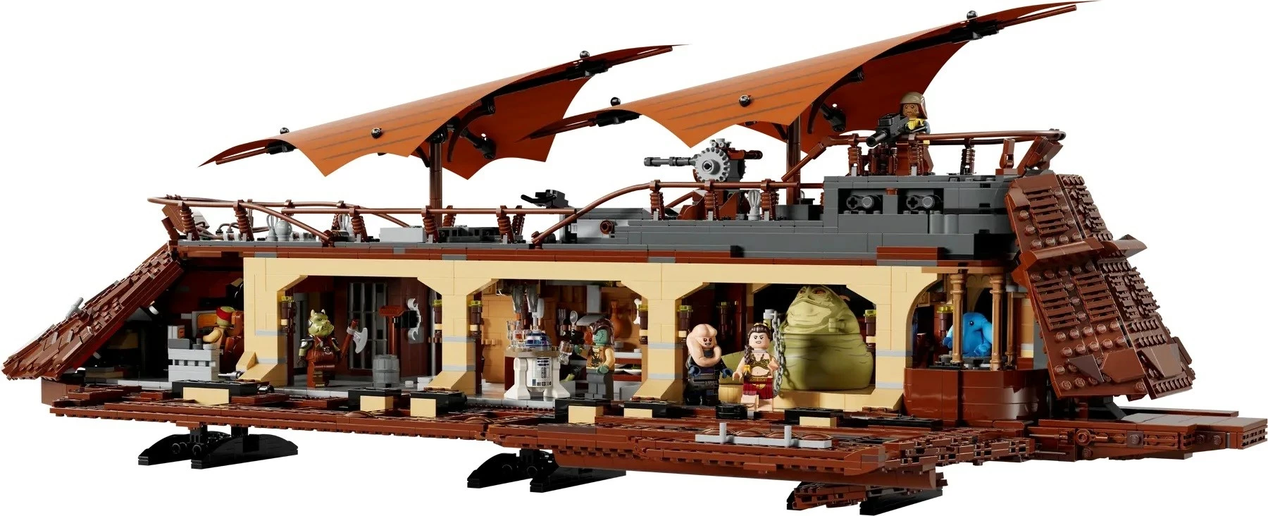 Set LEGO Star Wars Jabba's Sail Barge 75397, për të rritur, Kafe