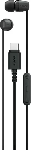 Kufje Sony IEREX15C in-ear me USB-C me mikrofon, të zeza