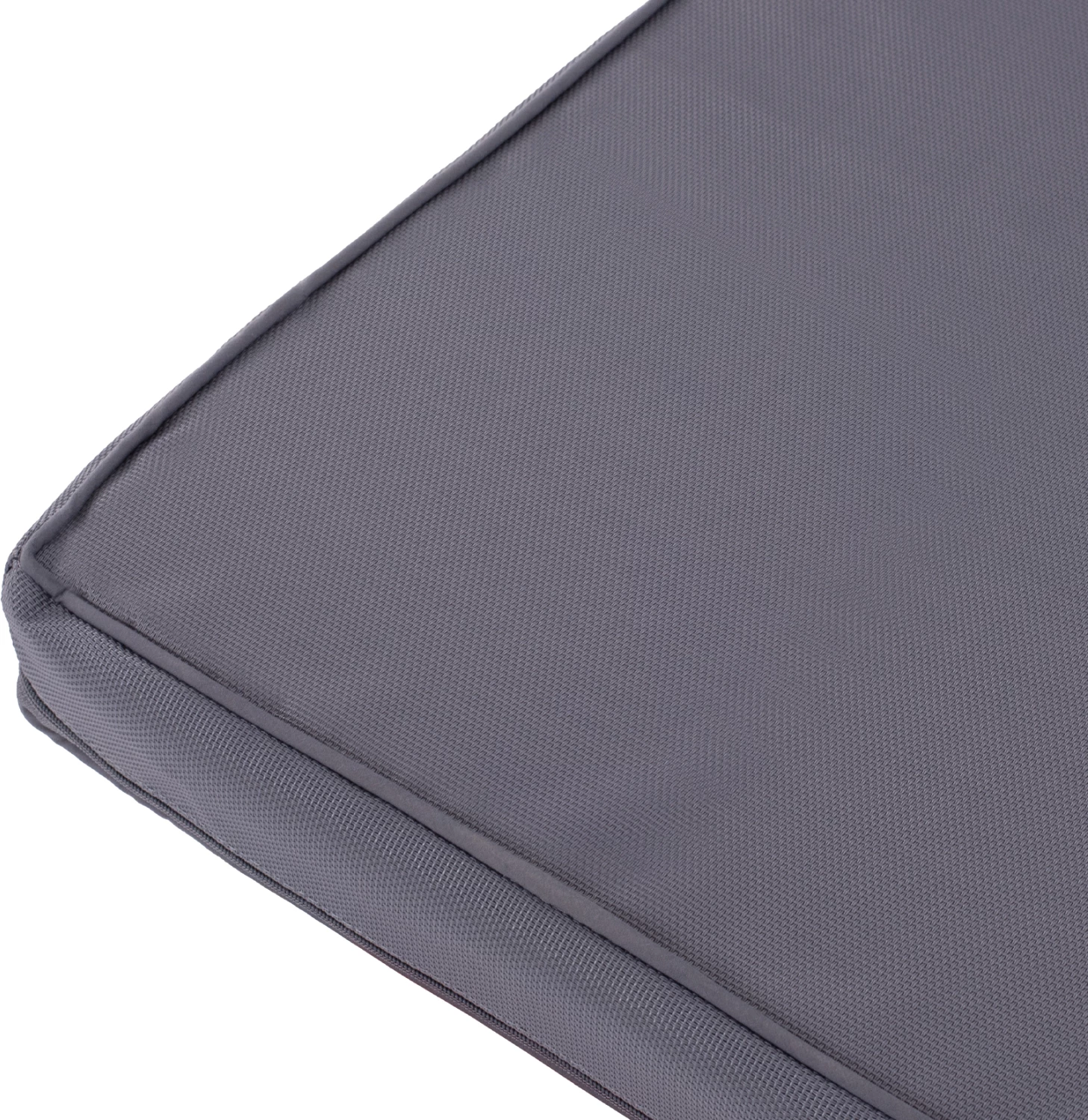 Jastëk për shezlong SIFNOS, tekstilene, gri, FH11236.30T, 196(117+1+78)x58x9cm