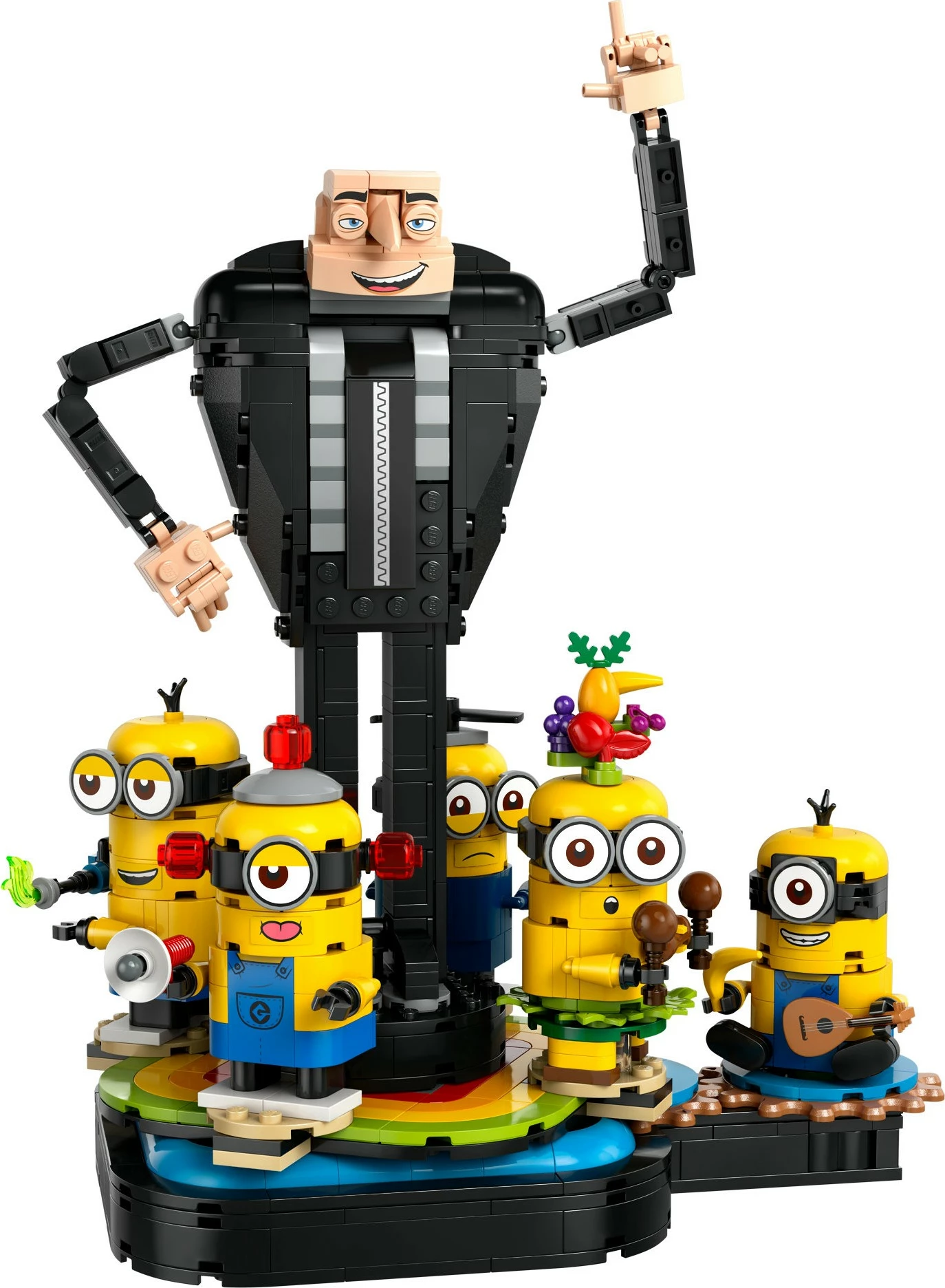 Set ndërtimi LEGO Alien Conquest Brick-Built Gru dhe Minions, 839 pjesë, 948 g