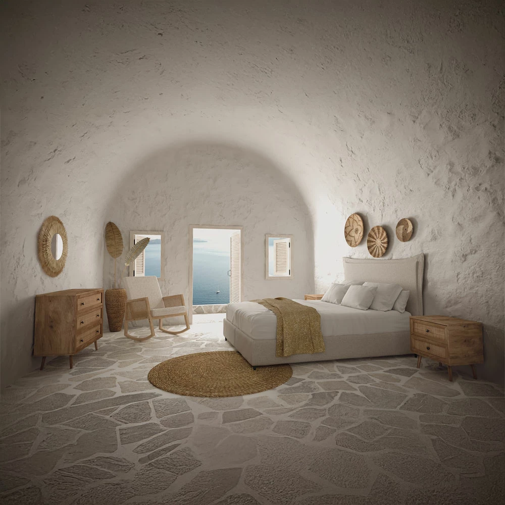 Krevat LONGWAVE me hapësirë për depo, ngjyrë e bardhë e zbehtë 06-900, për dyshek 160x200cm, 214x180x140