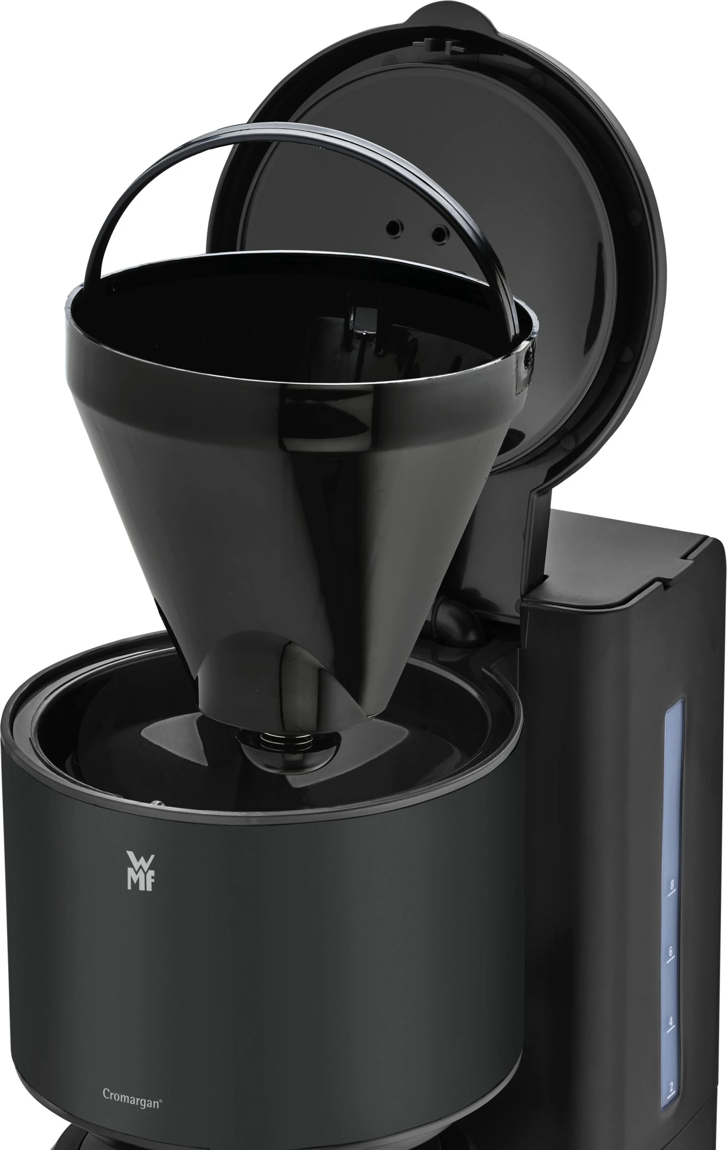Aparat kafeje WMF Stelio 0412150071, 1.25 L, 1000 W, Ngjyrë e zezë