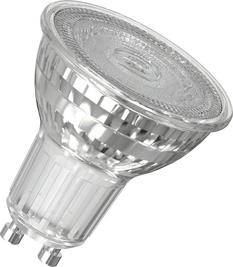 Llambë LED reflektor OSRAM PAR16 GU10, 4.5W (ekuiv. 50W), 350 lm, 2700K, e dimmueshme, transparente