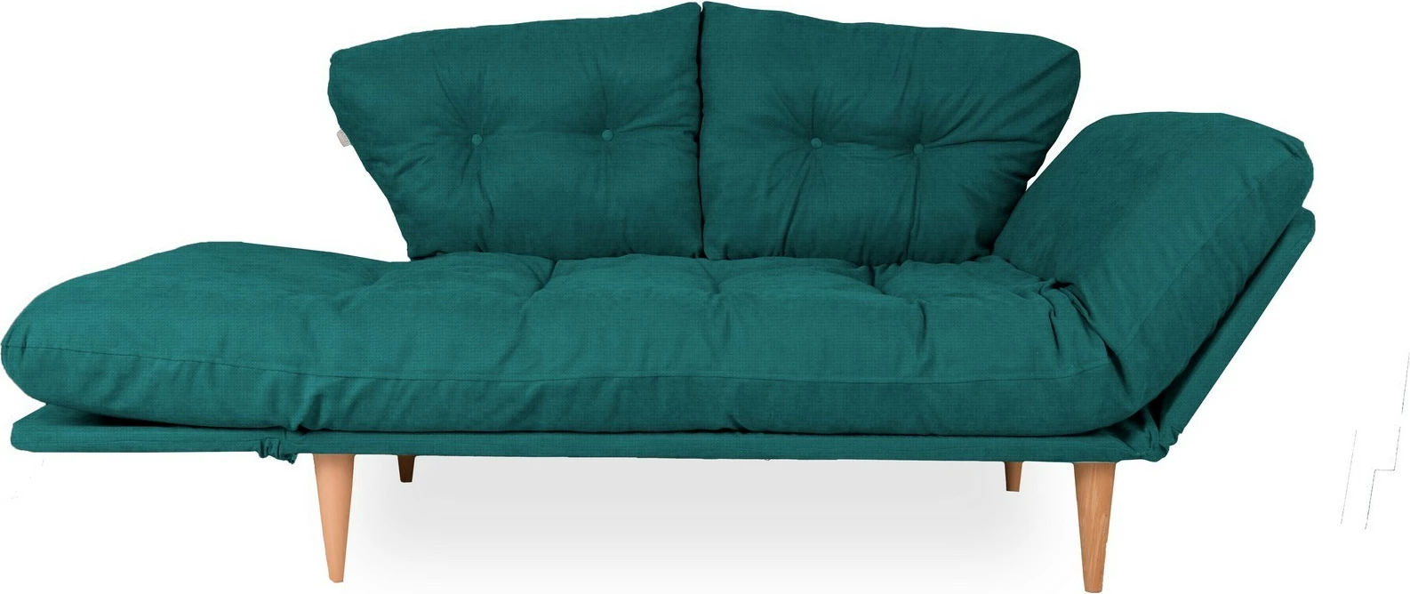 Divan-krevat 3 vendesh Nina Daybed, ngjyrë jeshile petrol, Atelier del Sofa