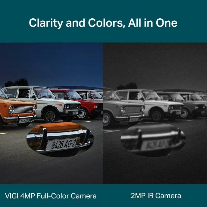 Kamerë IP, TP-Link, VIGI C540V, 4MP, e bardhë