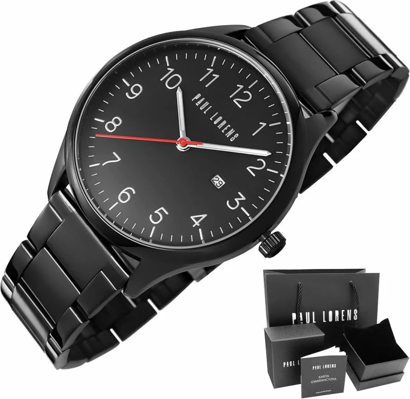 Orë dore për meshkuj Paul Lorens, e zezë