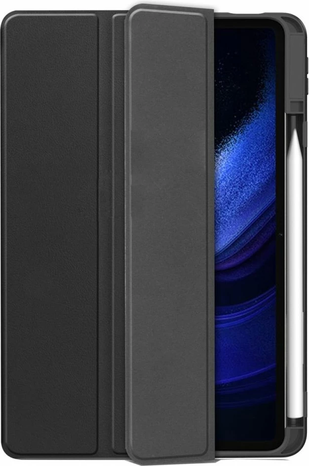 Mbështjellës tablet Tech-Protect SC Pen Case për Xiaomi Pad 6 / 6 Pro, Silikon, i zi