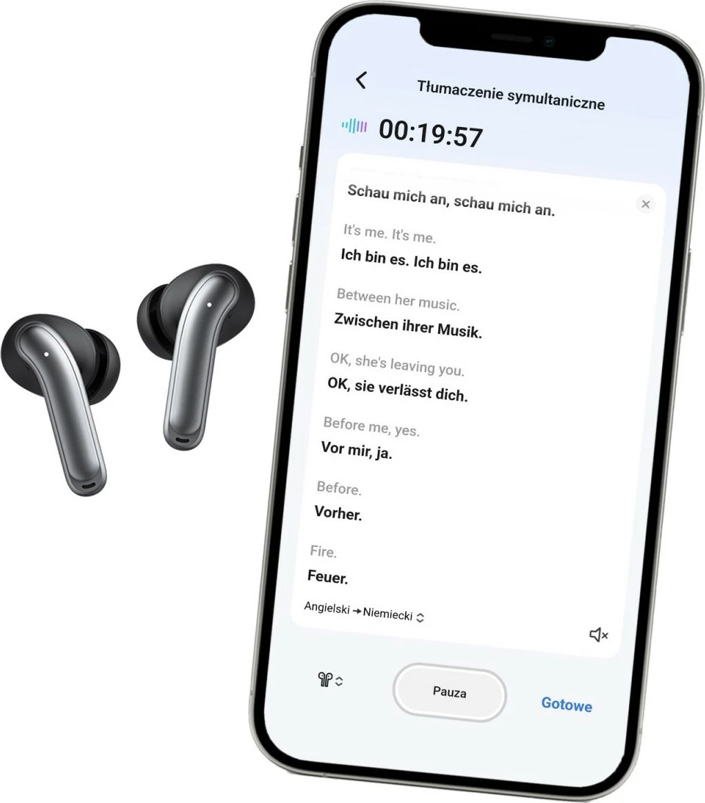 Kufje wireless Audiocore AC591 PRO me ANC/ENC, 6 mikrofona, Bluetooth 5.4, kuti karikimi USB‑C, e zezë