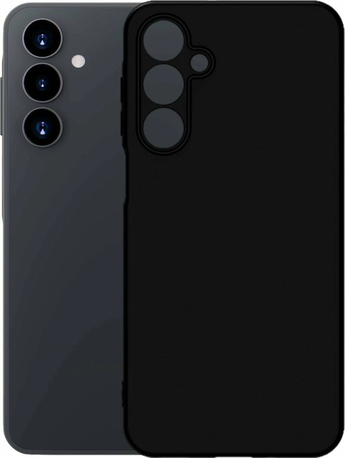 Mbështjellës silikoni 3MK Silicone Case W-3SilCa-SAMGA16 për Samsung Galaxy A16, i zi