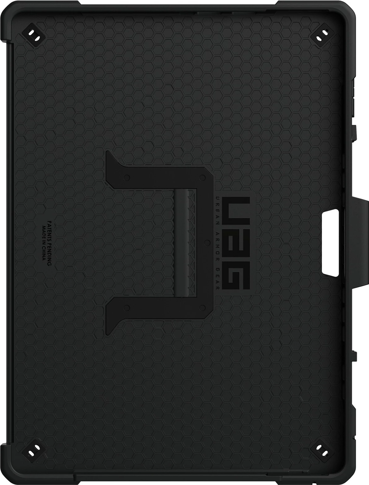 Mbështjellës rugged Urban Armor Gear Metropolis SE për Microsoft Surface Pro 9/10/11 13", me stand dhe pen loop, i zi