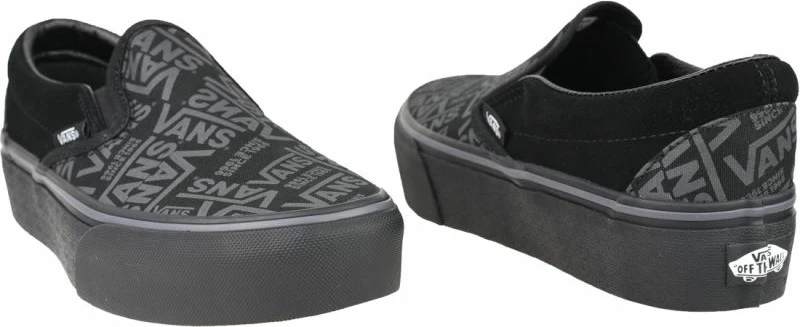 Atlete për femra Vans 66 Classic Slip-On Platform, të zeza [Madhësia: 36.5]