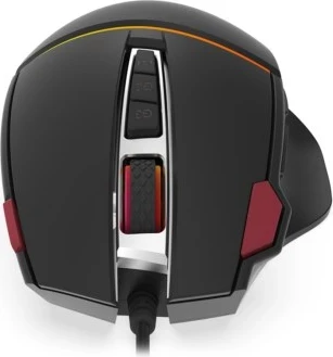 Maus Krux Fuze Pro, USB Lloji-A, 12000 DPI, i zi