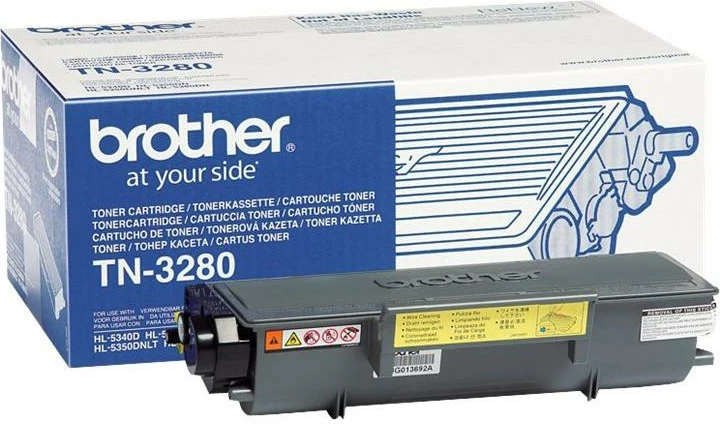 Toner Brother TN-3280 rendiment 5,500–8,800 faqe i zi