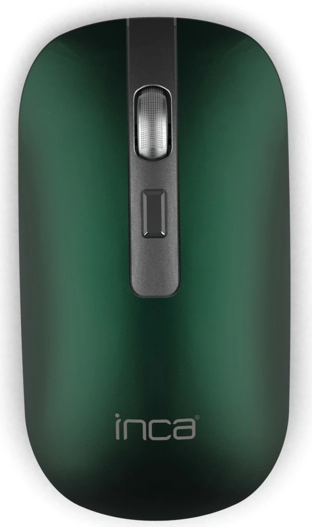 Maus Inca IWM-531RY, wireless & Bluetooth, 1600 DPI, akku, gjelbër