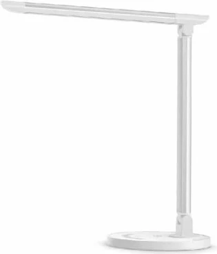 Llambë tavoline LED TaoTronics TT-DL13, 5 modalitete ngjyre, 7 nivele ndriçimi, port USB karikimi, touch, dizajn i rregullueshëm, e bardhë, set 3 pjesë