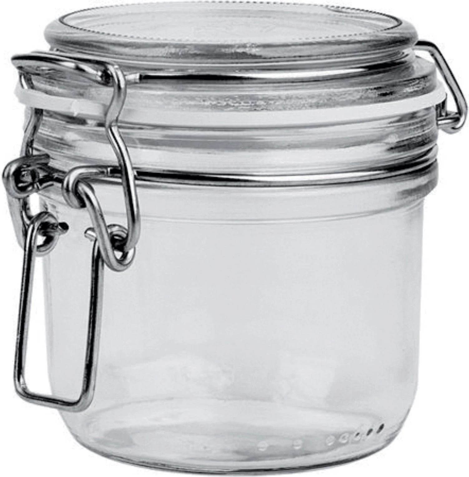 Kavanoz qelqi Bormioli Rocco Fido 200 ml, me kapak hermetik, set 6 copë