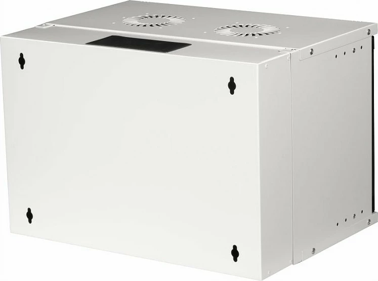 Kabinet muri 19" EQUIP ECO, 7U, 540x400mm, derë xhami e temperuar, gri e çelët
