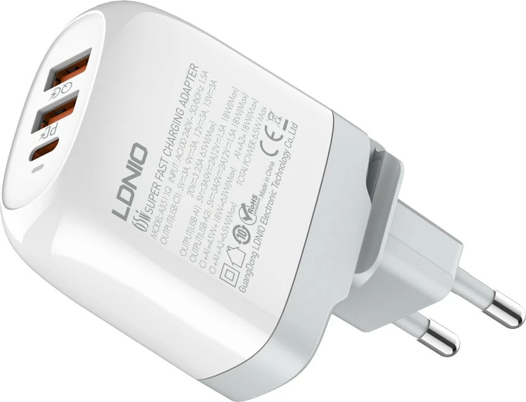 Karikues LDNIO A3511Q (Bardhë)