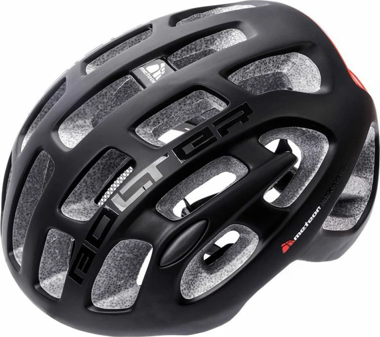 Helmetë për bicikletë Meteor Bolter In-Mold, unisex, e zezë