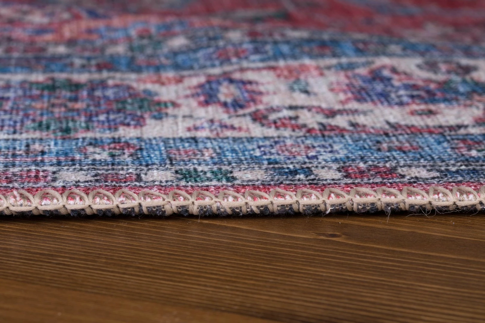 Qilim (230 x 330) Conceptum Hypnose, Blues Chenille - Rustic AL 84