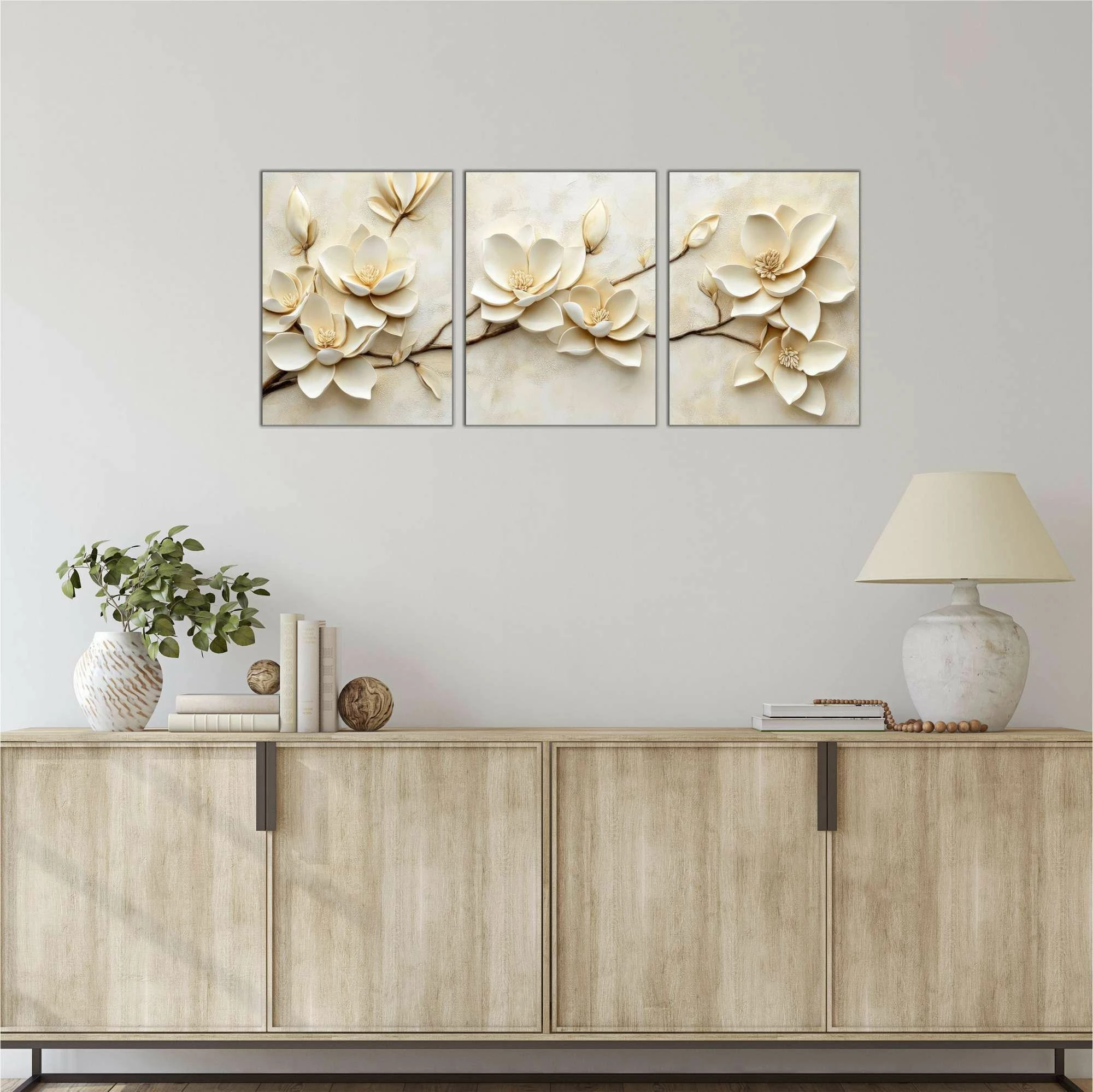 Pikturë dekorative MDF (3 copë), Wallity, shumëngjyrëshe, Mdf - 00108