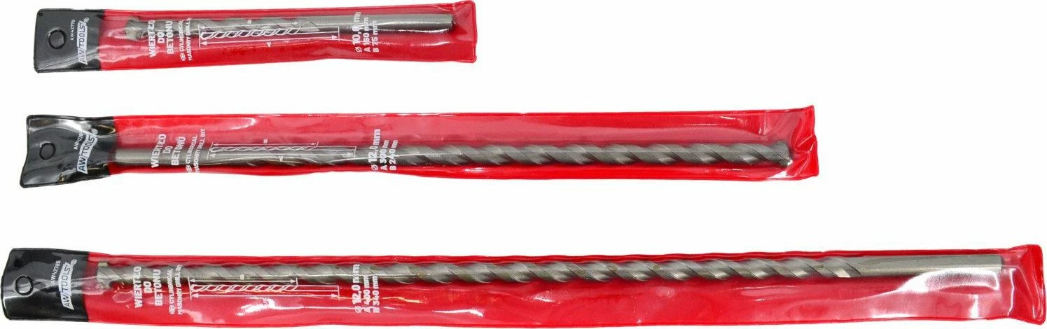 Maje shpimi për beton AWTools AW42784 12mm 300mm, cilindrike, 1 copë