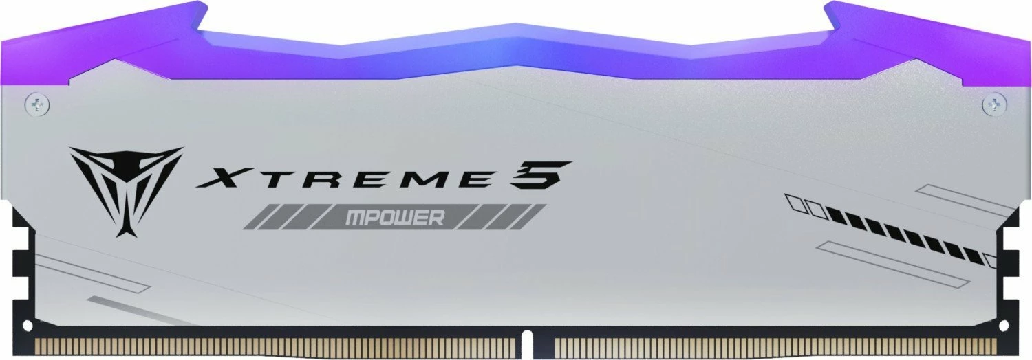 RAM Memorje Patriot Viper Xtreme 5 RGB MPower PVXR532G64C32KM, DDR5 32GB (2x16GB) 6400MHz CL32 UDIMM, bardhë