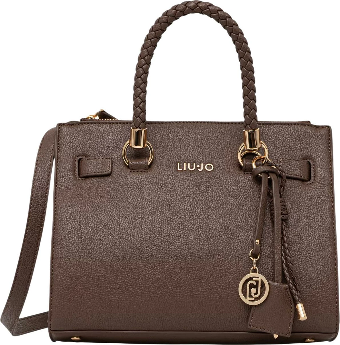 Çantë shopper Liu Jo AF6086 E1019 për femra, bezhë e errët