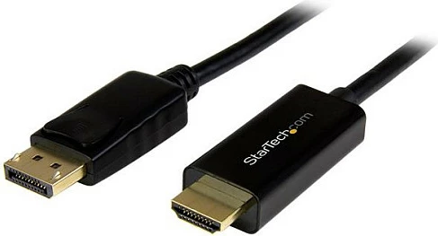 Kabllo DisplayPort në HDMI StarTech DP2HDMM1MB, 1 m, 4K 30Hz, e zezë
