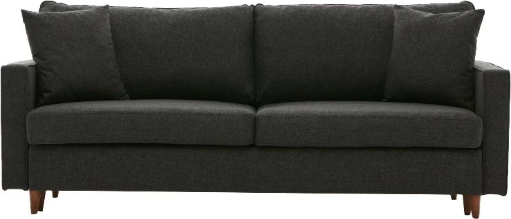 Divan-krevat treshe, ngjyrë antracit, Atelier del Sofa, Eva